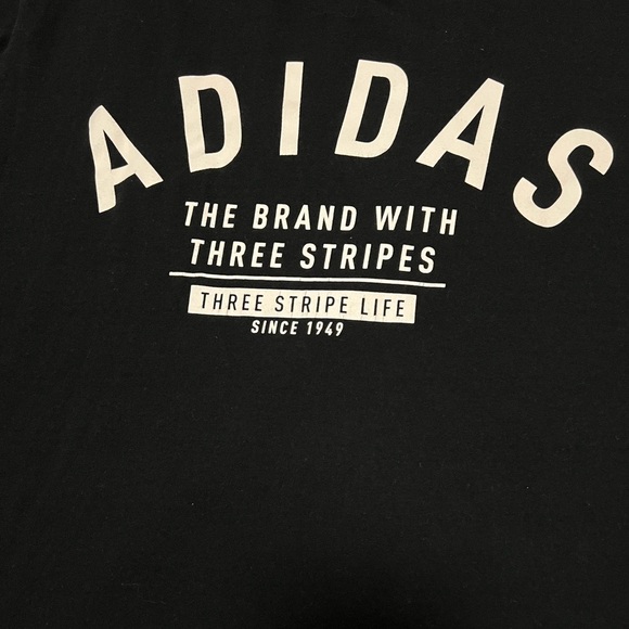Adidas Black Tee Size Large - Picture 2 of 5